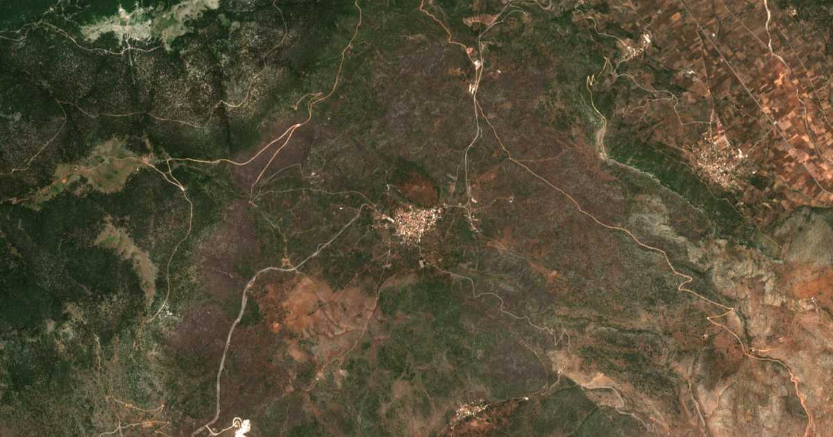 Carte satellite de Agía Efthymía