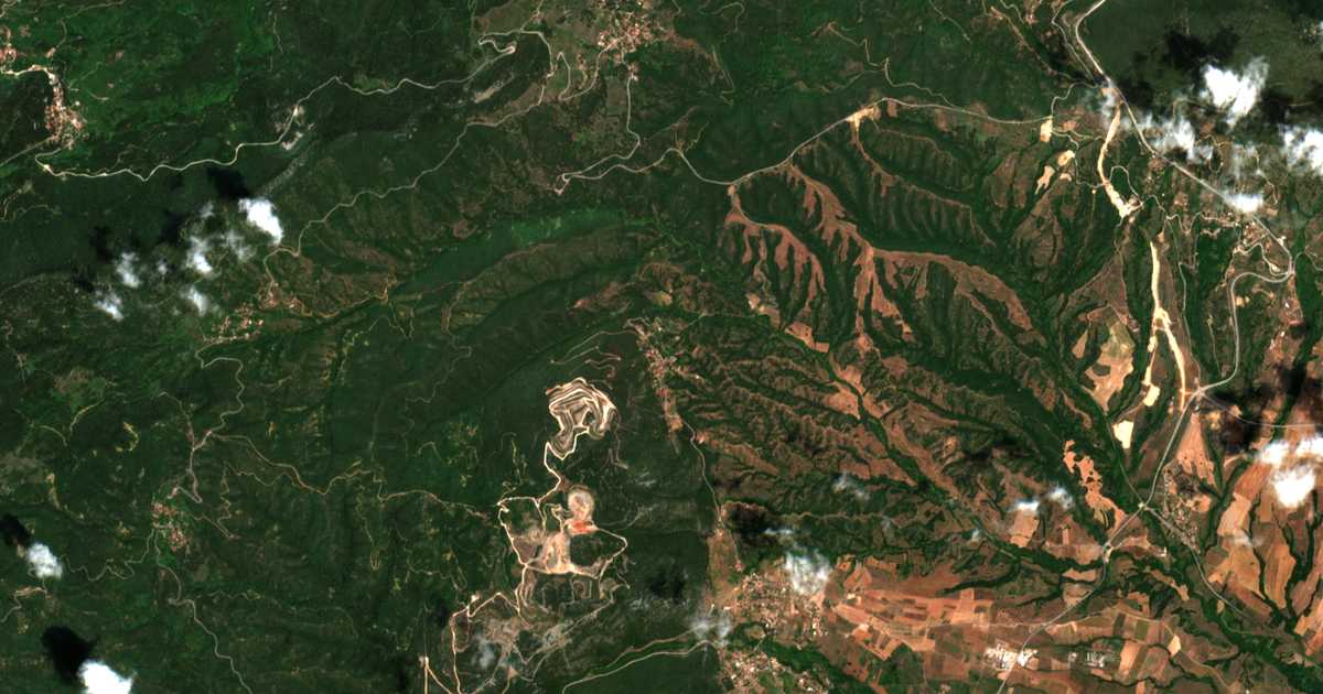 Carte satellite de Apostoliás