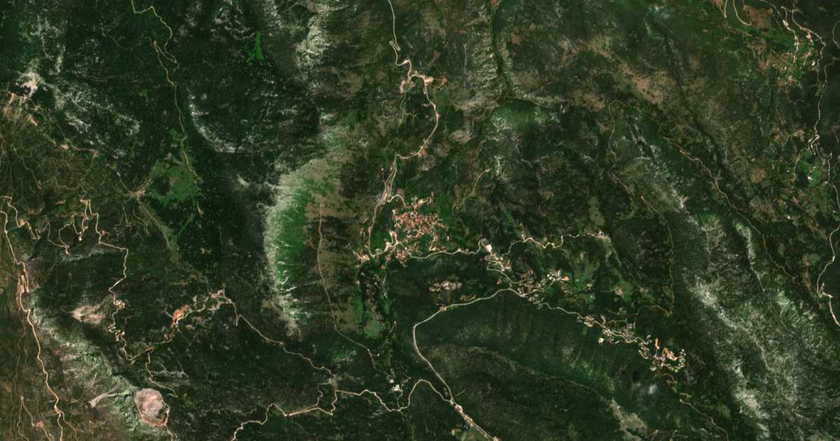 Carte satellite de Eptálofos