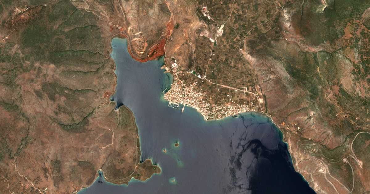 Carte satellite de Itéa