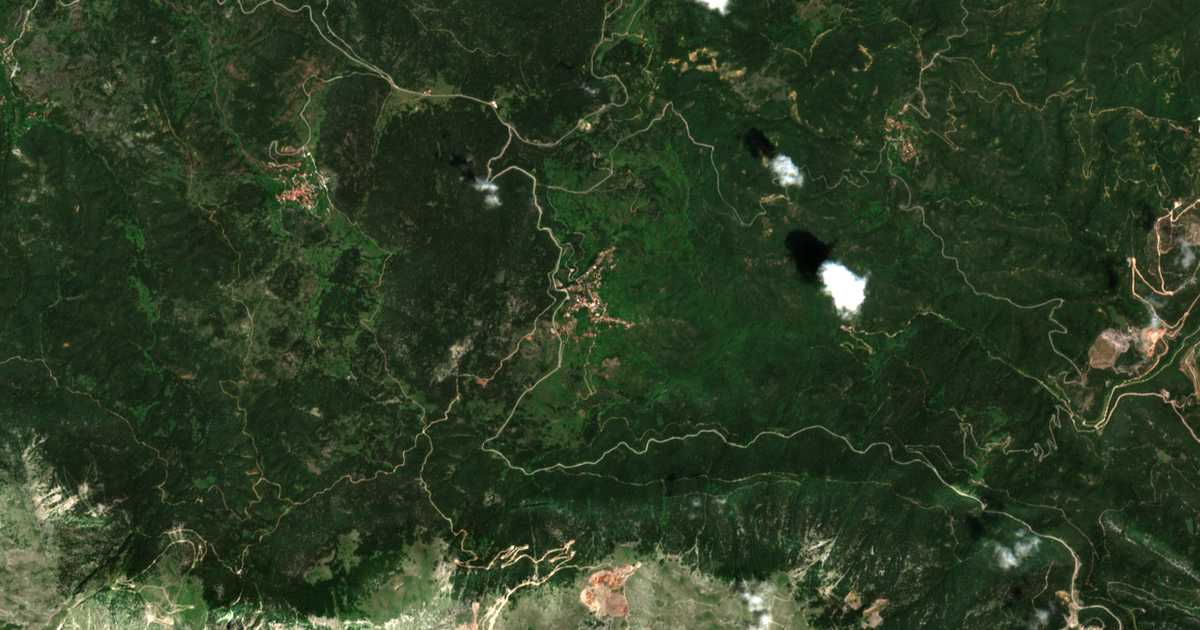 Carte satellite de Kaloskopí