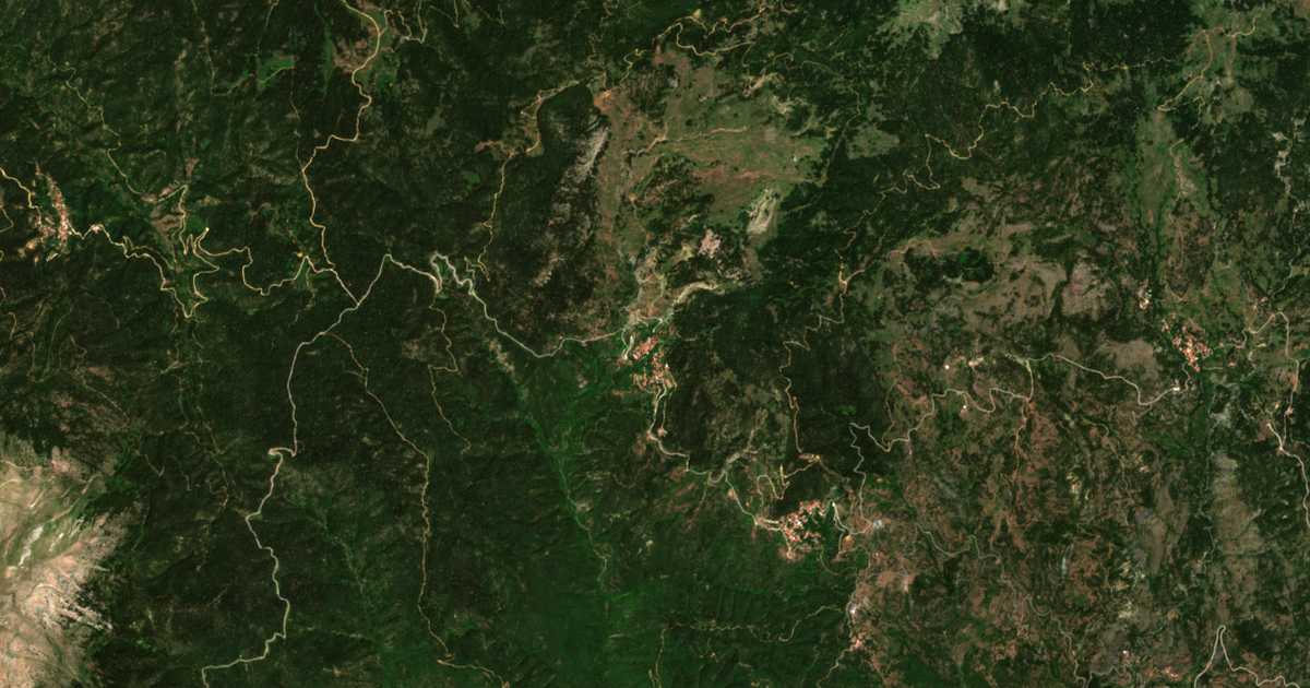 Carte satellite de Kastriótissa