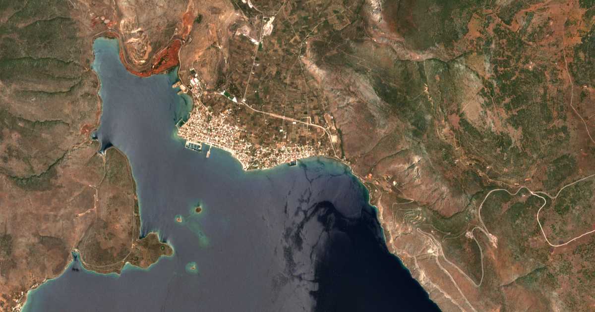 Carte satellite de Kírra
