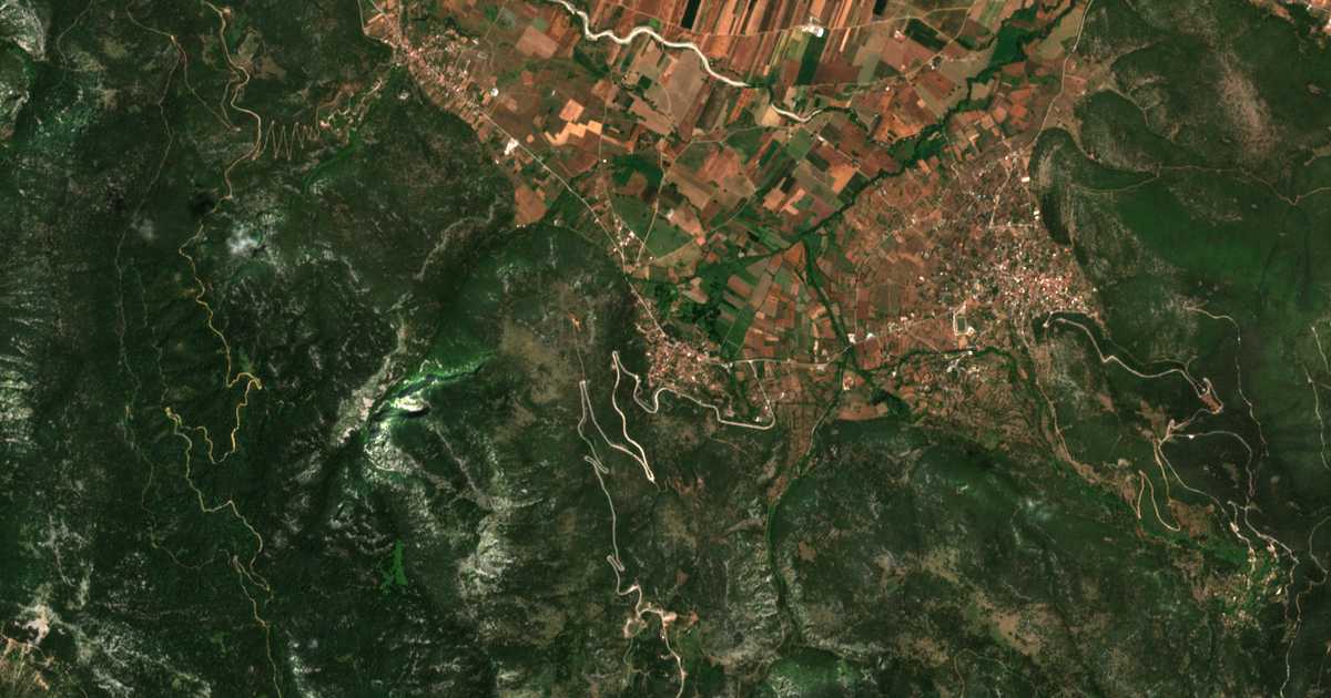 Carte satellite de Liléa