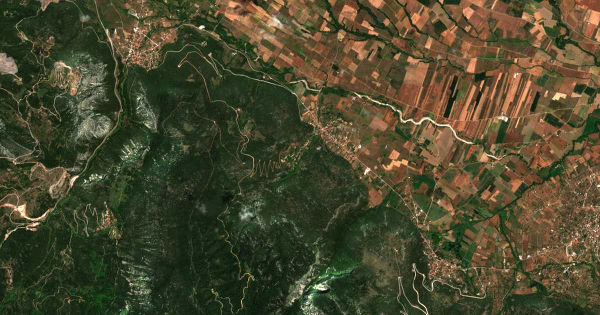 Carte satellite de Marioláta