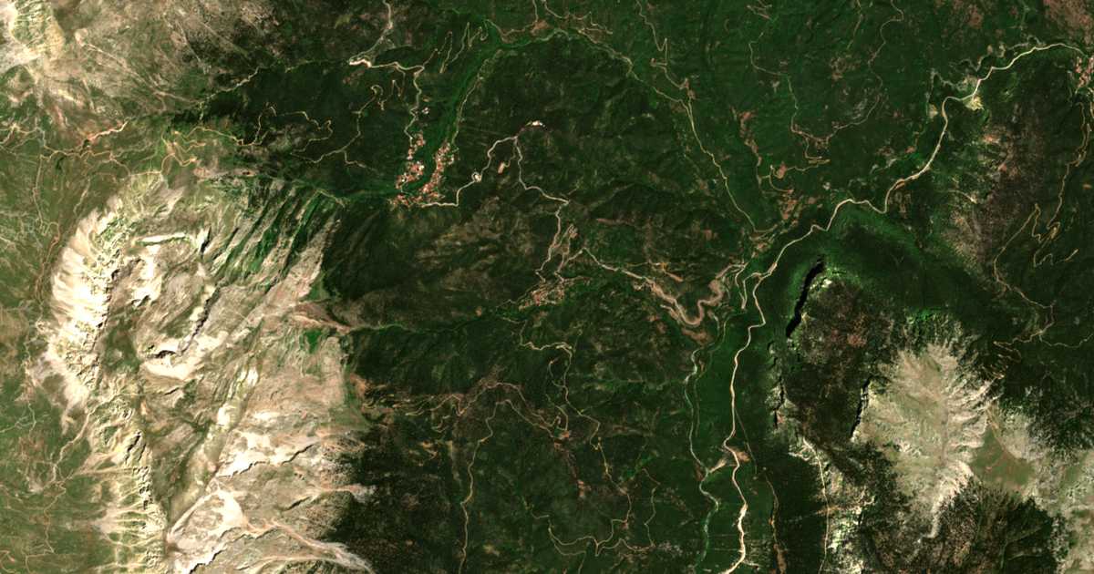 Carte satellite de Moussounítsa