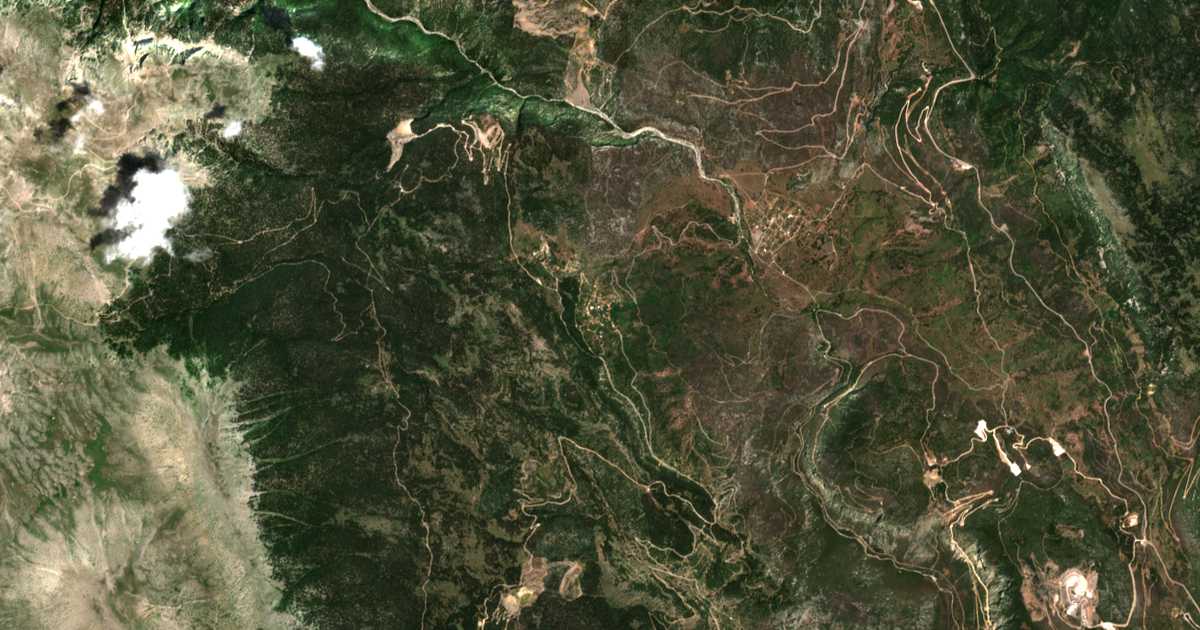 Carte satellite de Prossílio