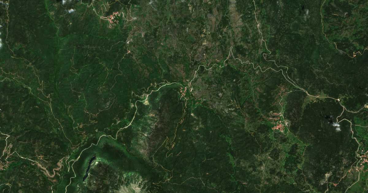 Carte satellite de Strómi