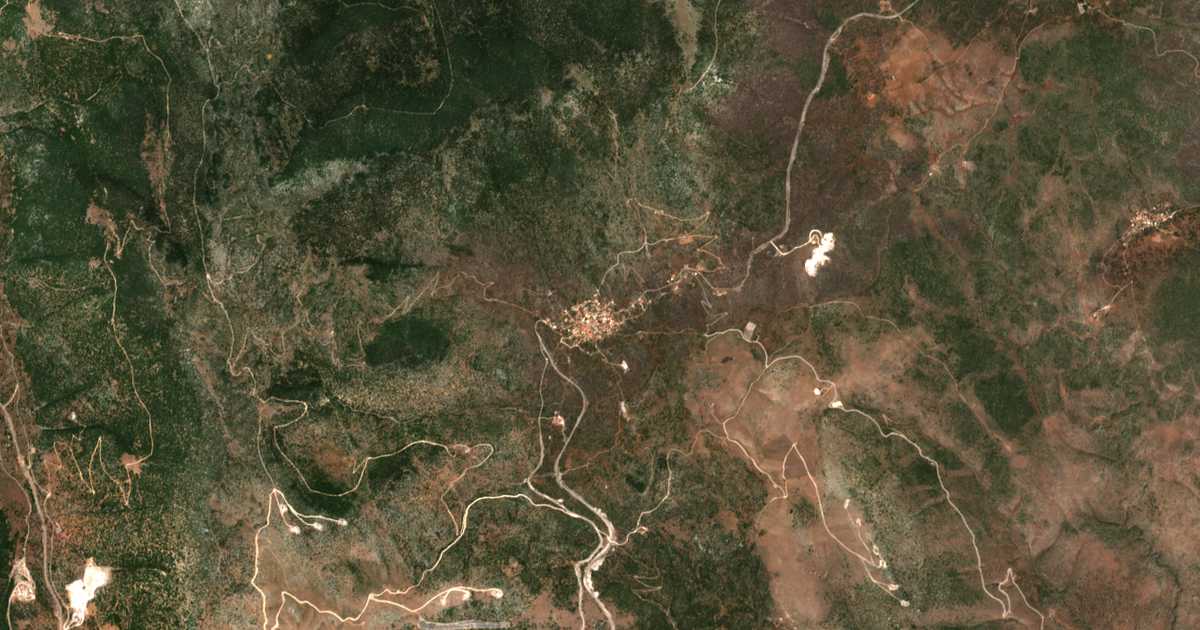 Carte satellite de Vounichóra