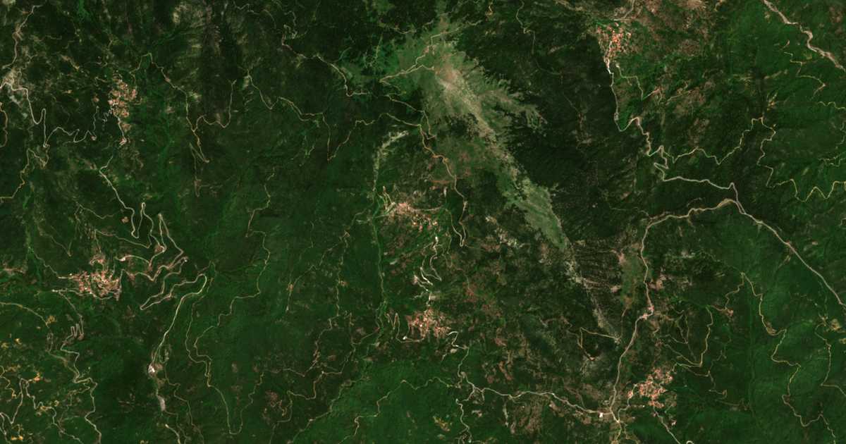 Carte satellite de Alpochóri
