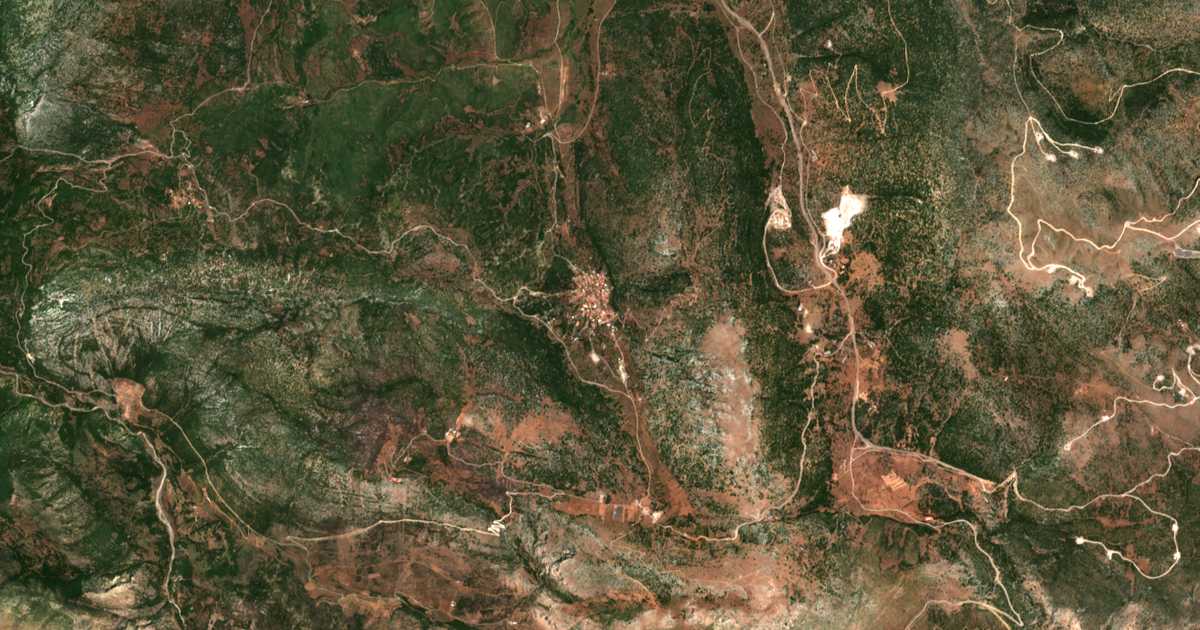 Carte satellite de Kámbos