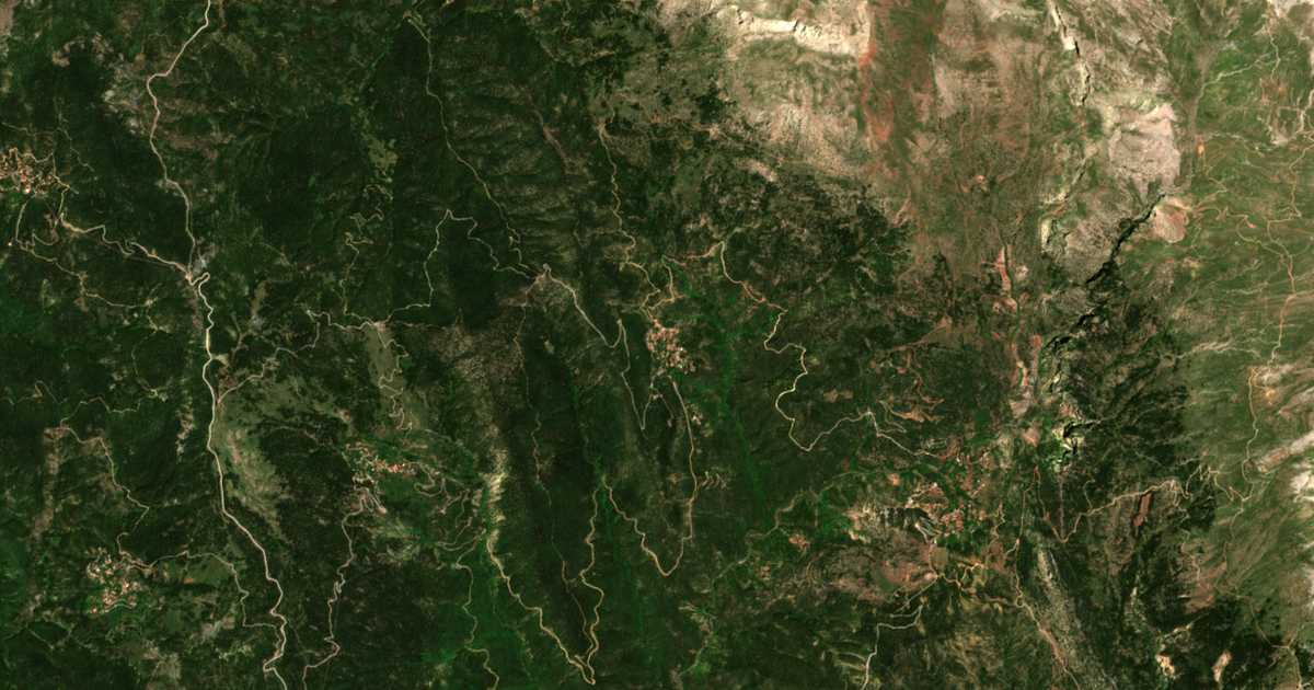 Carte satellite de Dichóri