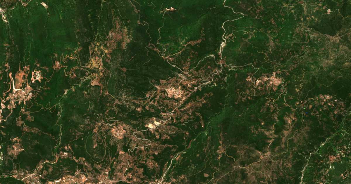 Carte satellite de Sykéa