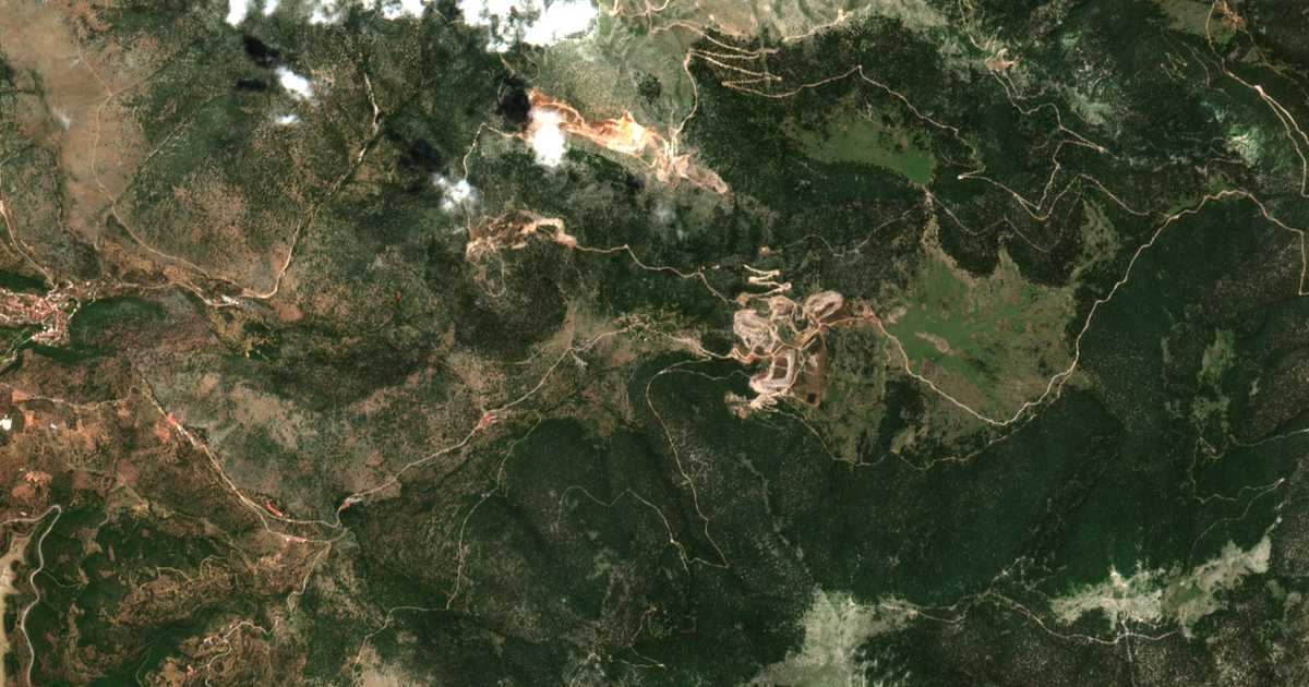 Carte satellite de Monastriráki