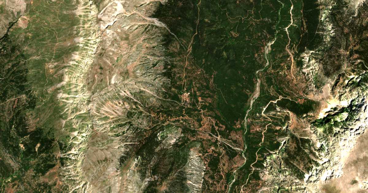 Carte satellite de Paleoxári