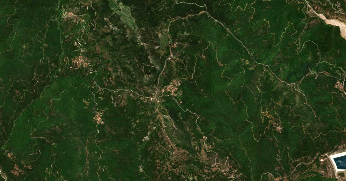 Carte satellite de Krokýlio