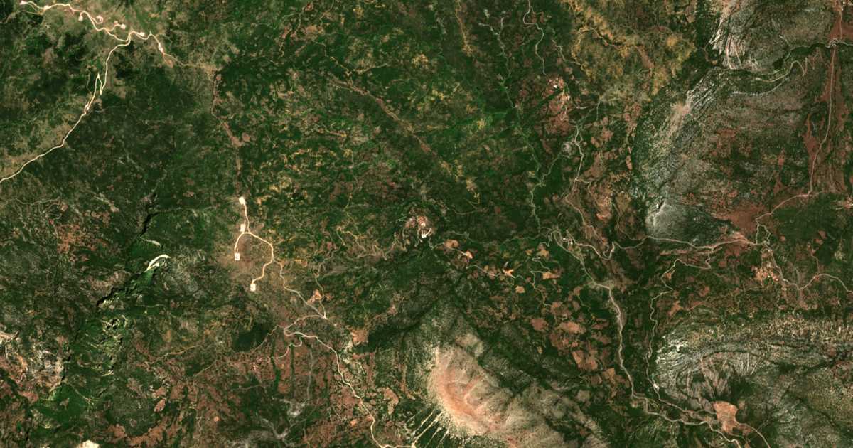 Carte satellite de Makriní