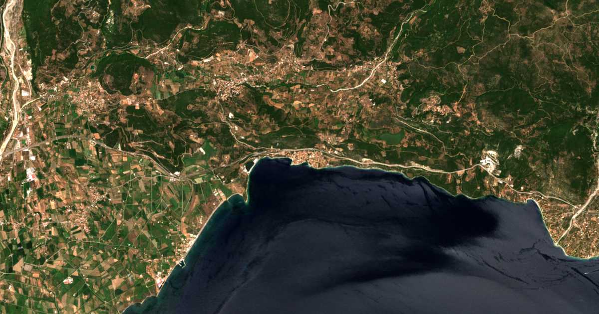 Carte satellite de Monastirákion