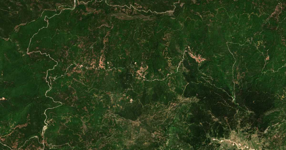 Carte satellite de Koniákos