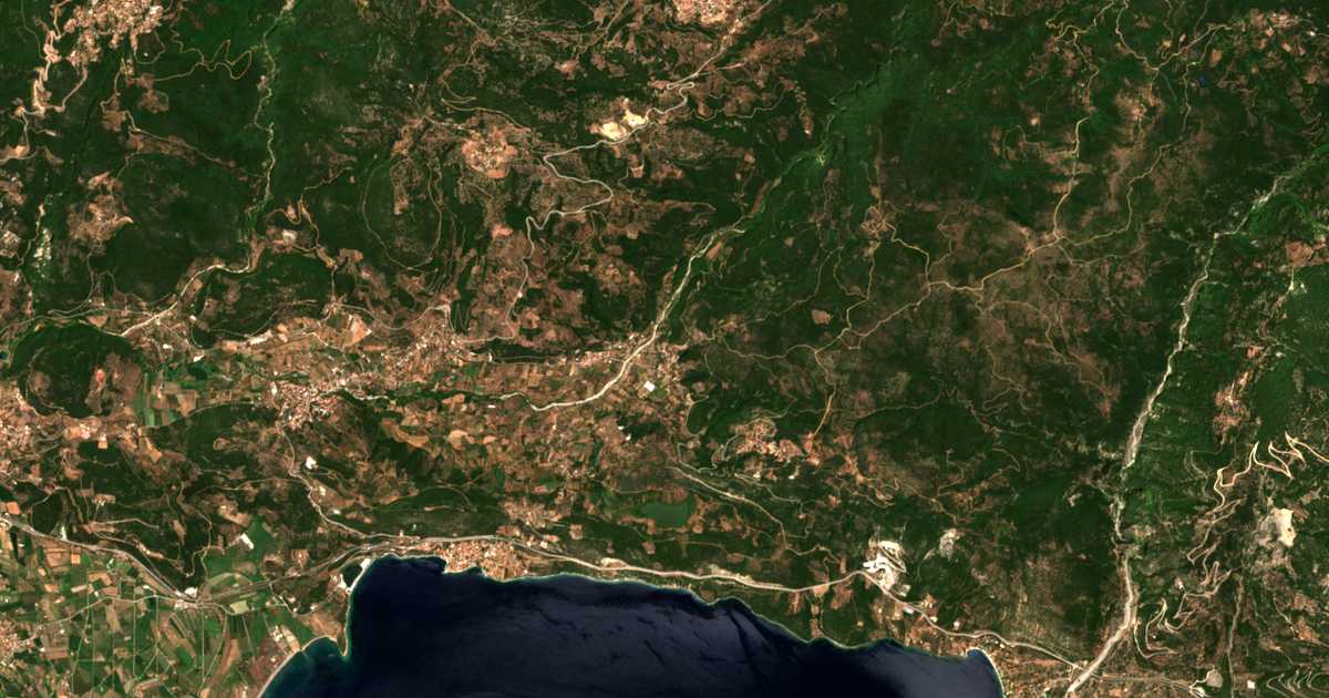 Carte satellite de Pigí