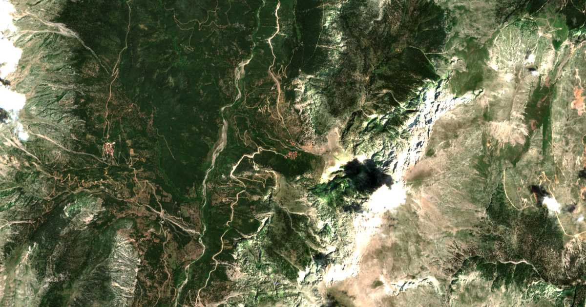 Carte satellite de Filothéi