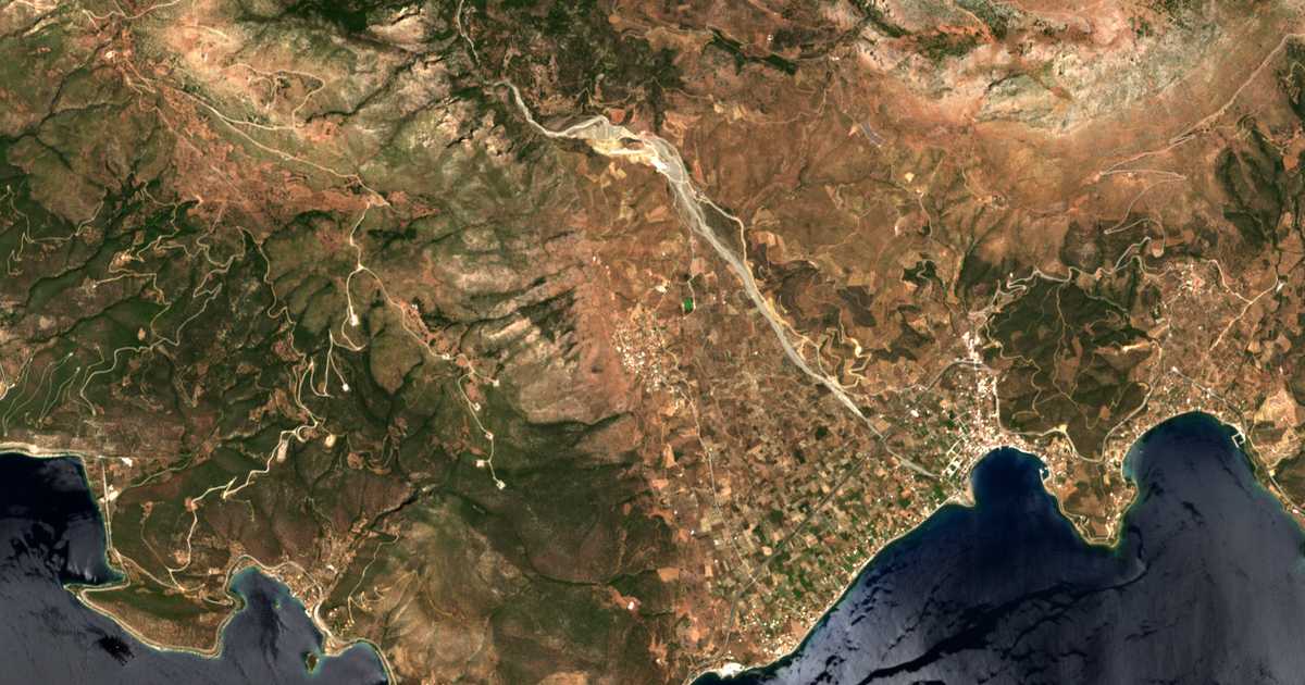 Carte satellite de Tolofóna