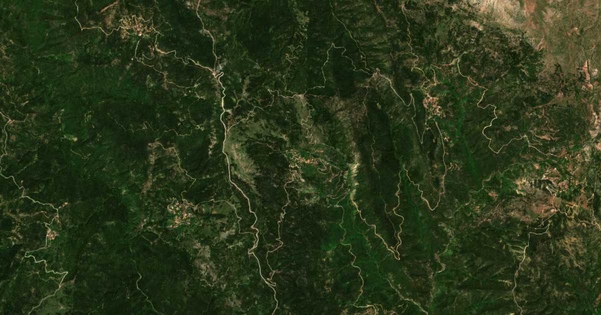 Carte satellite de Ypsiló Chorió