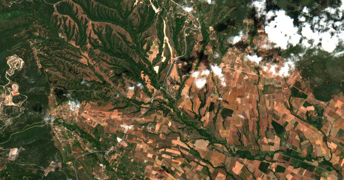 Carte satellite de Bralos
