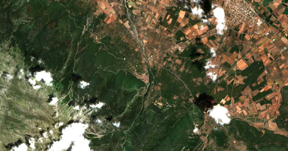 Carte satellite de Tithoréa