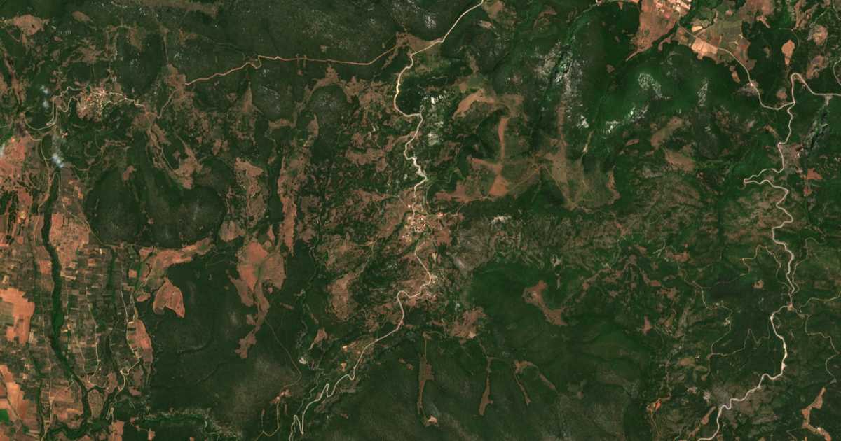 Carte satellite de Xylikoí