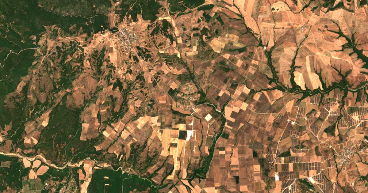 Carte satellite de Achladéa
