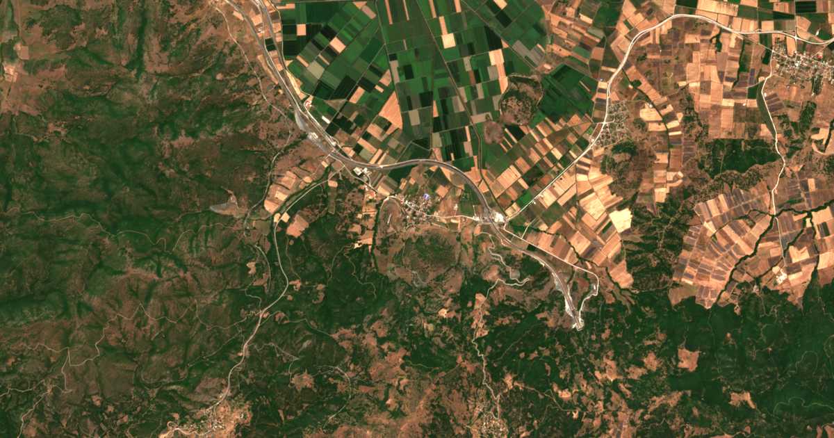 Carte satellite de Ágios Stéfanos