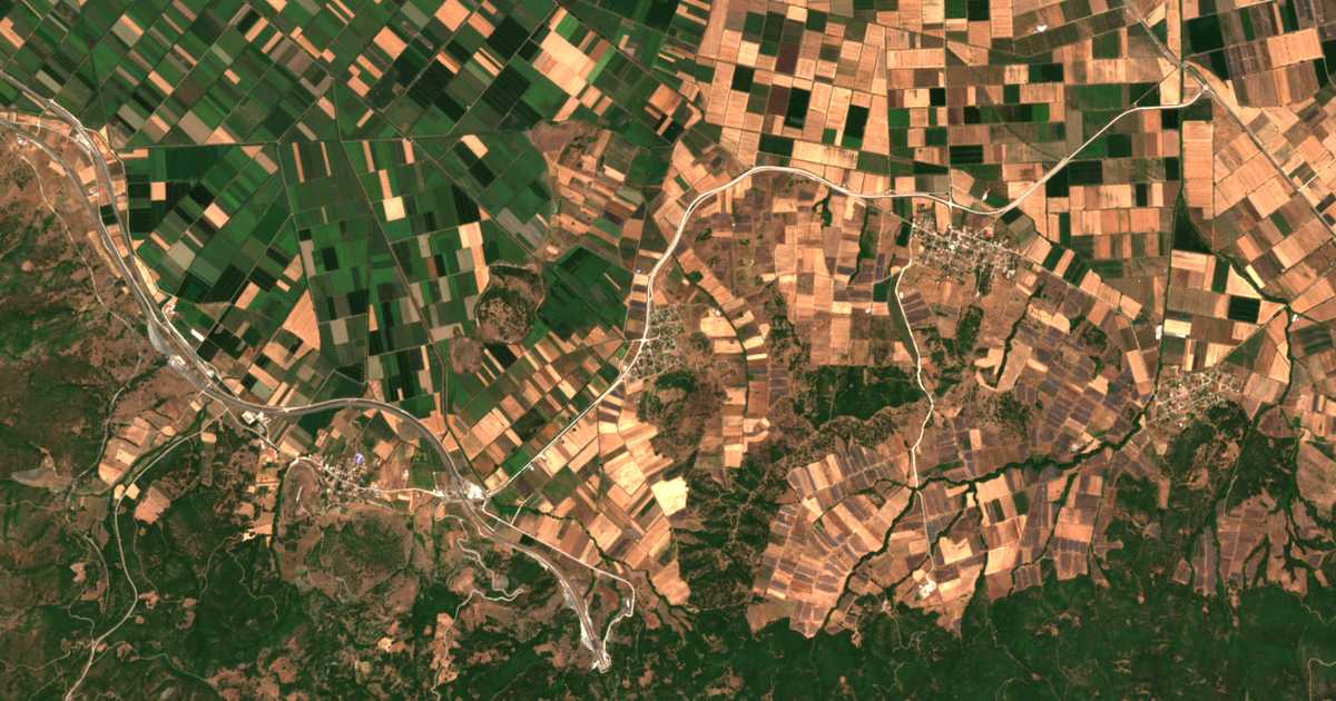 Carte satellite de Koromiléa