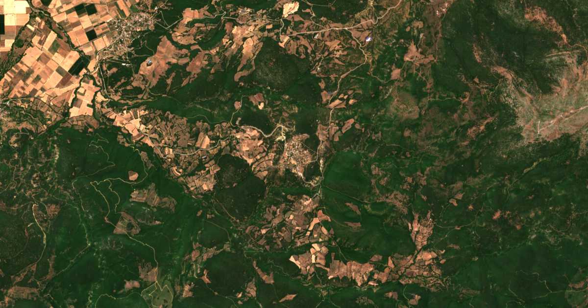 Carte satellite de Neochórion