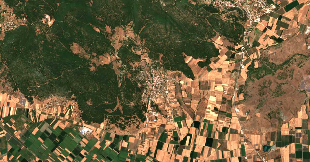 Carte satellite de Omvriakí