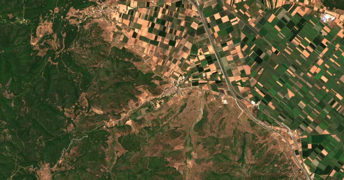 Carte satellite de Perivóli