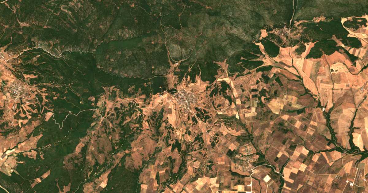 Carte satellite de Petrotón
