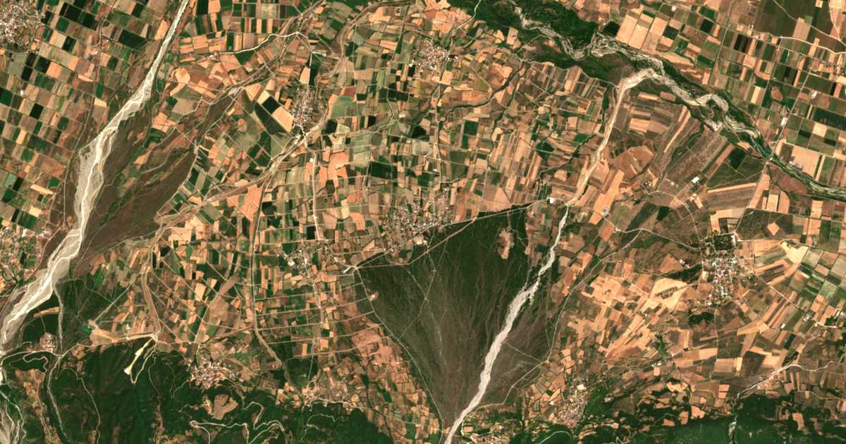 Carte satellite de Ladikoú