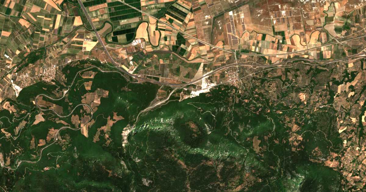 Carte satellite de Loutrá Thermopylón
