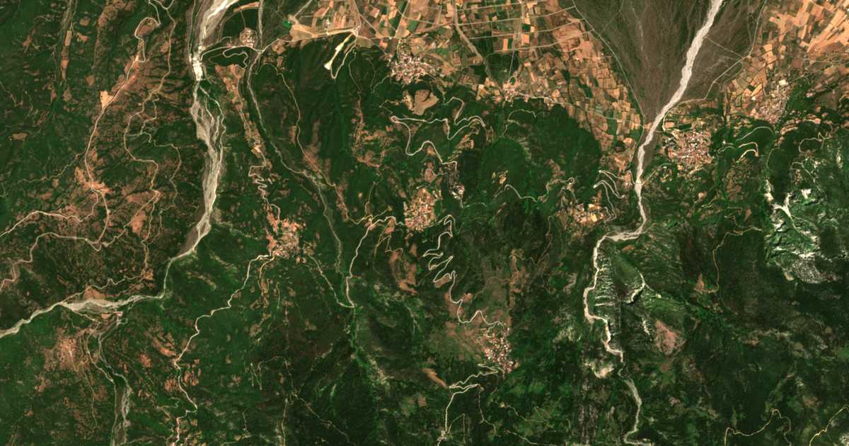 Carte satellite de Lychnón