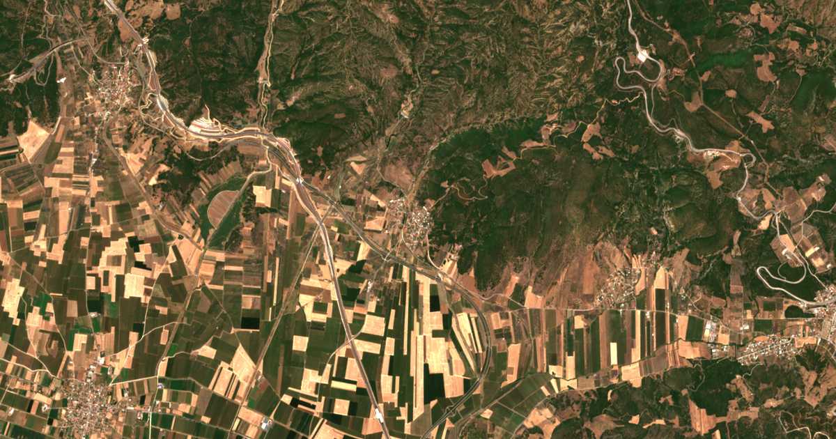 Carte satellite de Lygariá
