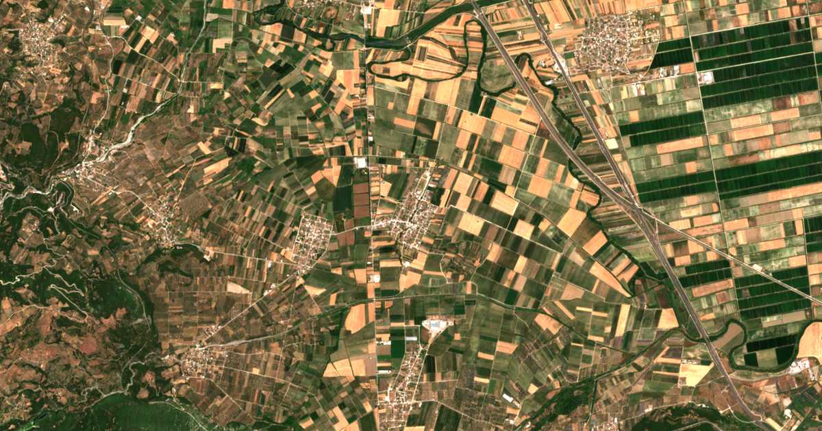 Carte satellite de Moschochórion