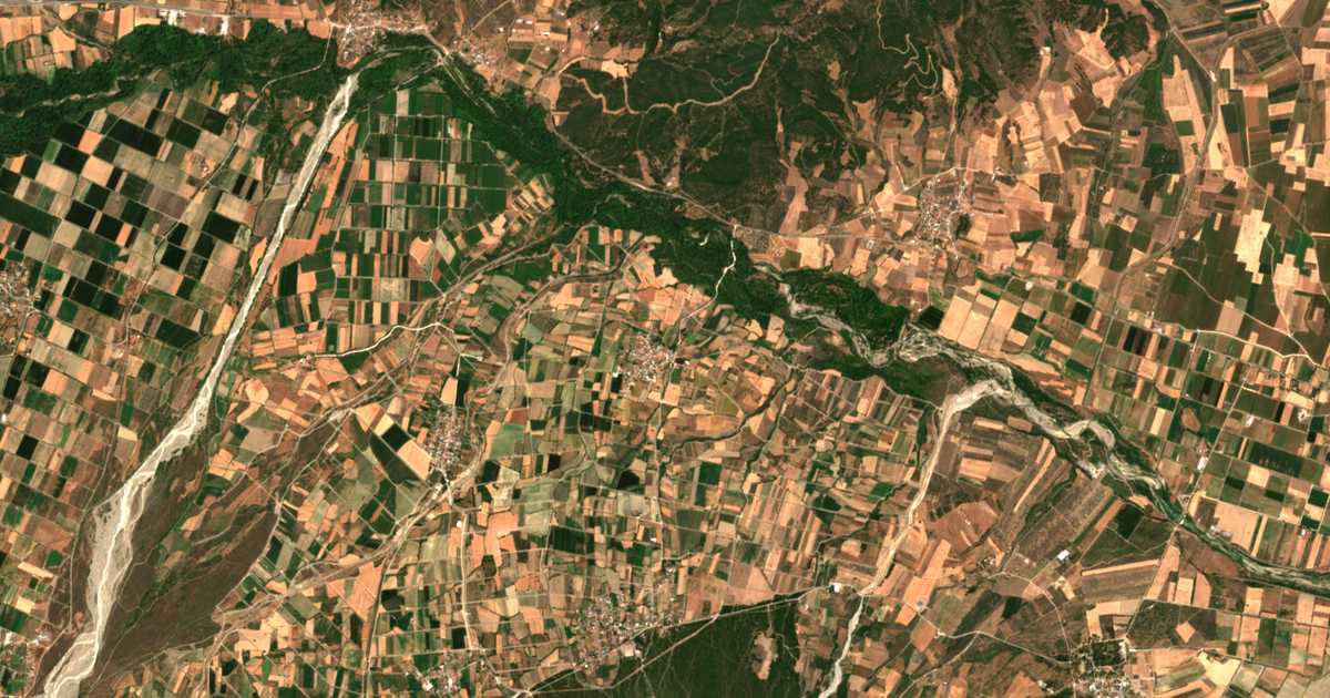 Carte satellite de Rodoniá