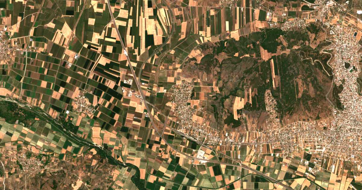 Carte satellite de Stavrós