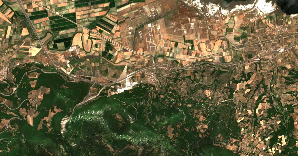 Carte satellite de Thermopýlai