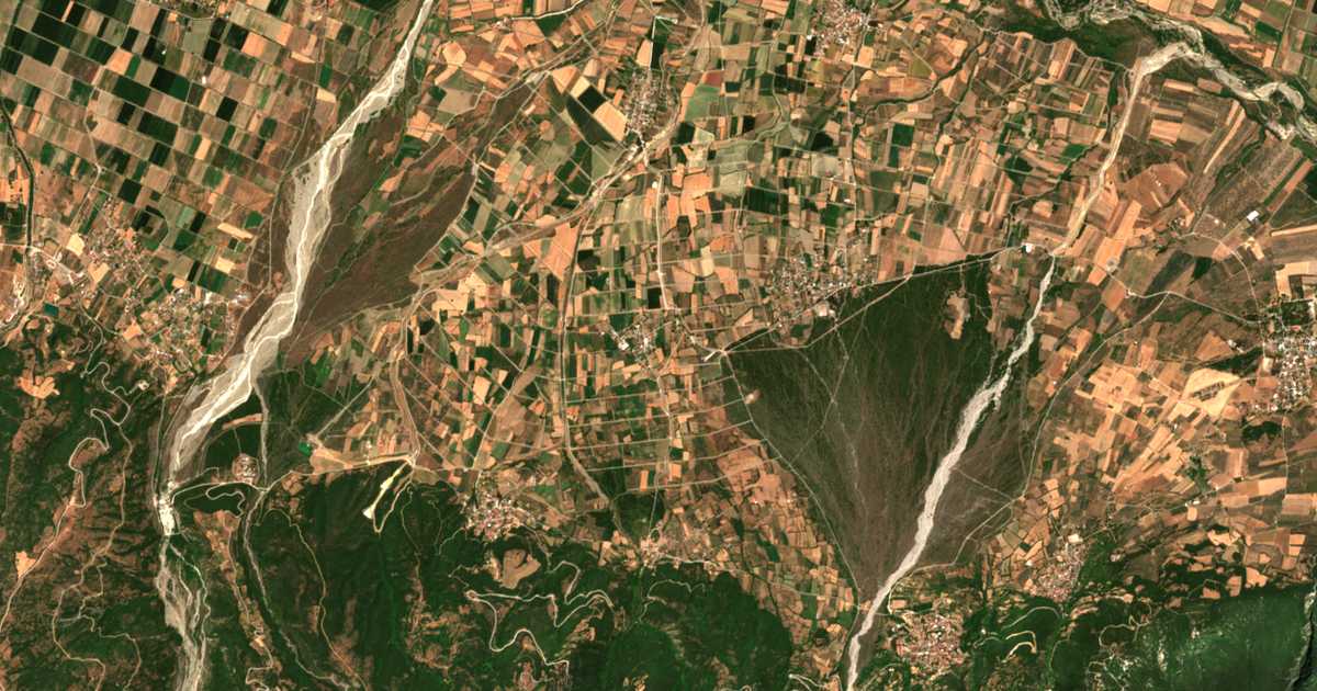 Carte satellite de Vasiliká