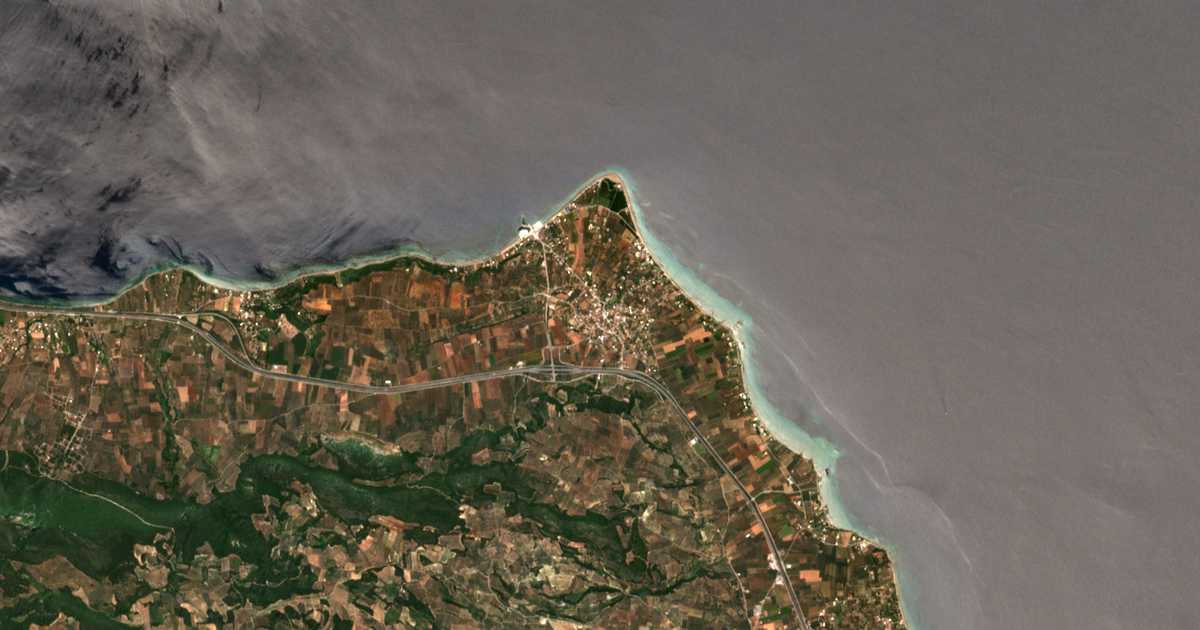 Carte satellite de Arkítsa