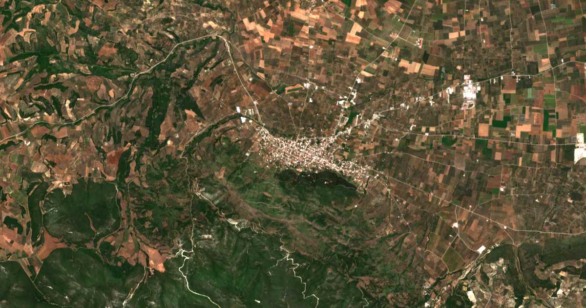 Carte satellite de Atalánti