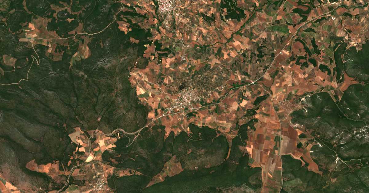 Carte satellite de Kalapódion