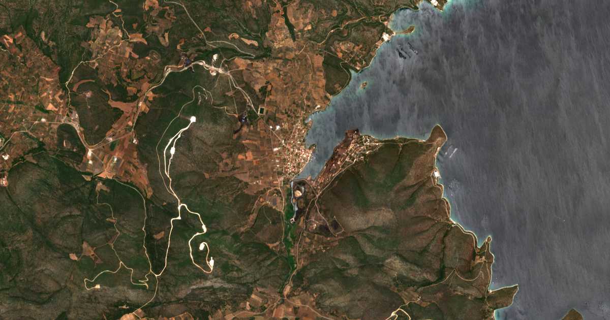 Carte satellite de Lárymna